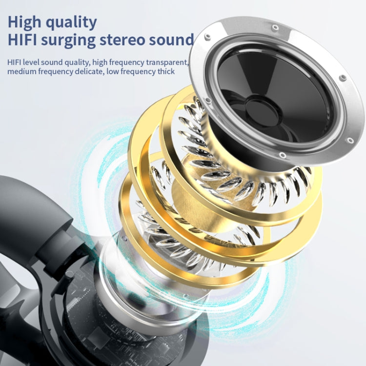 Single Ear Stereo Ear Clamp Type Bone Conduction Bluetooth Earphone, YX09 (Pink), YX09 (Skin Color), YX09 (Black), YX09 (White)