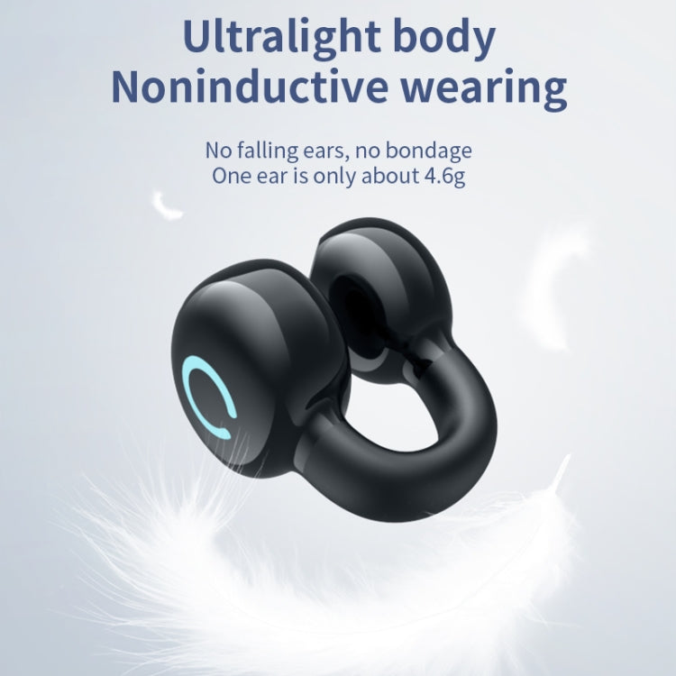 Single Ear Stereo Ear Clamp Type Bone Conduction Bluetooth Earphone, YX09 (Pink), YX09 (Skin Color), YX09 (Black), YX09 (White)
