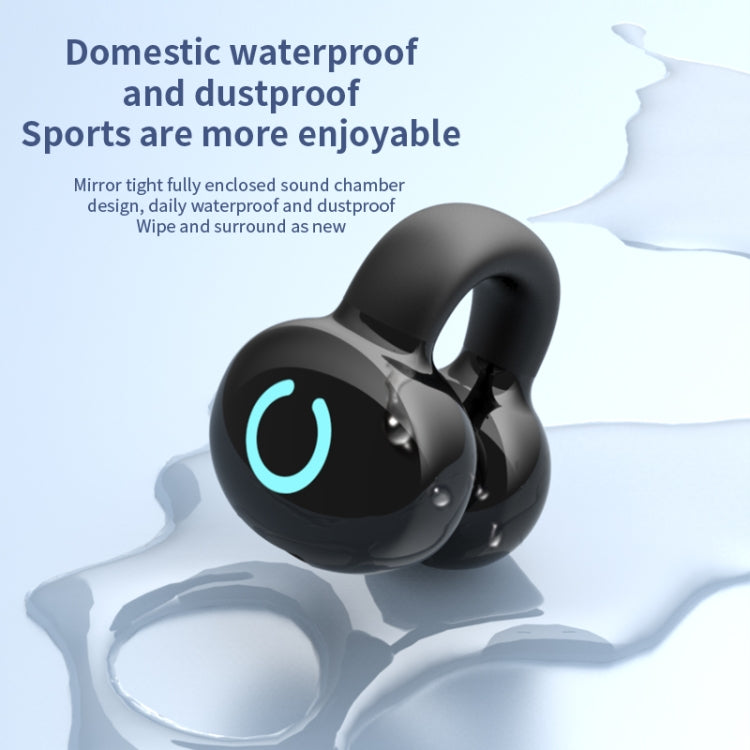 Single Ear Stereo Ear Clamp Type Bone Conduction Bluetooth Earphone, YX09 (Pink), YX09 (Skin Color), YX09 (Black), YX09 (White)