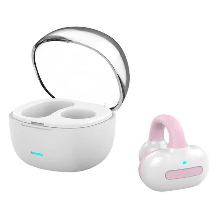 Ear Clip Type With Charging Warehouse Touch Bone Conduction Bluetooth Earphone, Black, Grey, Pink, Blue, Skin Color, Purple