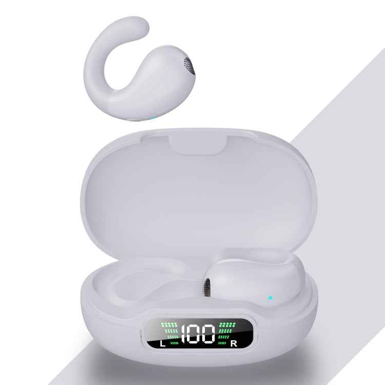 Clip-on Wireless Bluetooth Earphone With Digital Charging Compartment