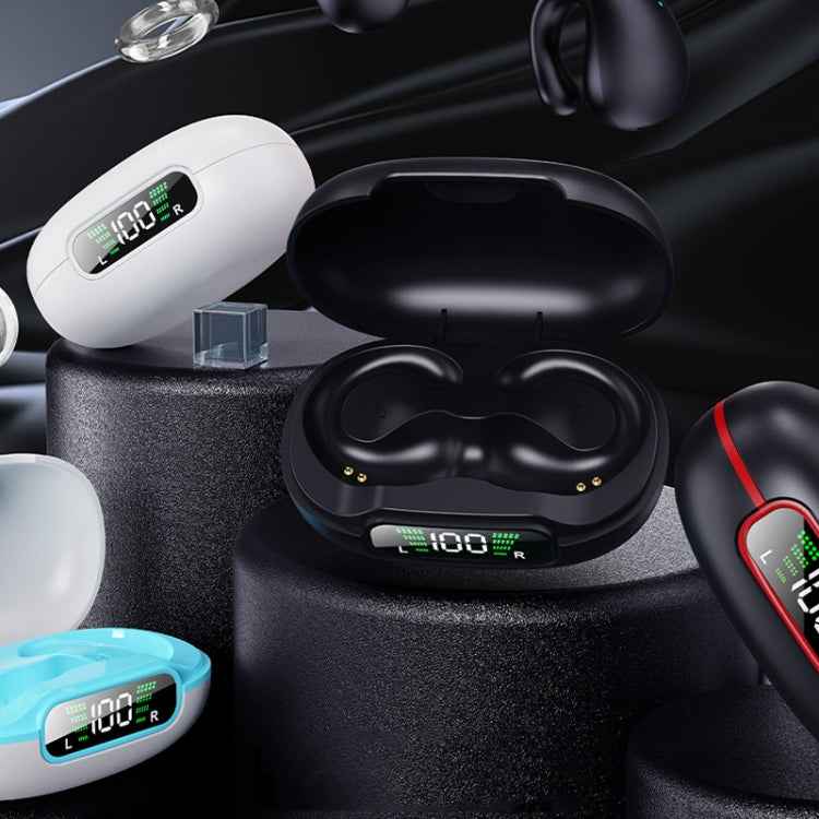 Clip-on Wireless Bluetooth Earphone With Digital Charging Compartment