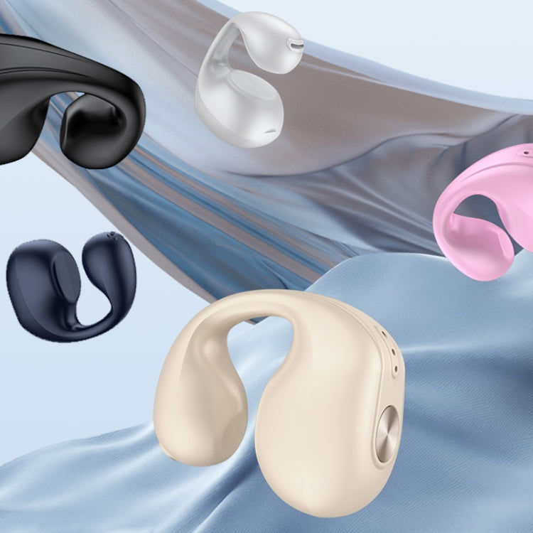 Single Ear Bone Conduction Bluetooth Earphone In-Ear Wearable Running Sports Mini, Single Ear (Pink), Single Ear (Blue), Single Ear (White), Single Ear (Skin Color), Single Ear (Black)