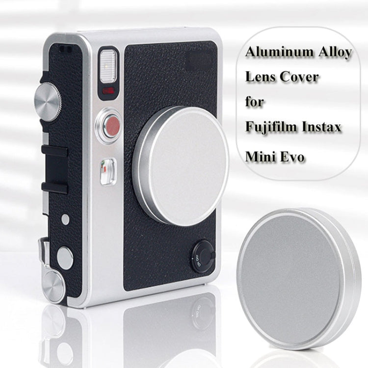 For FUJIFILM Instax Mini EVO Camera Lens Cap Aluminum Alloy Protective Cover, Camera Lens