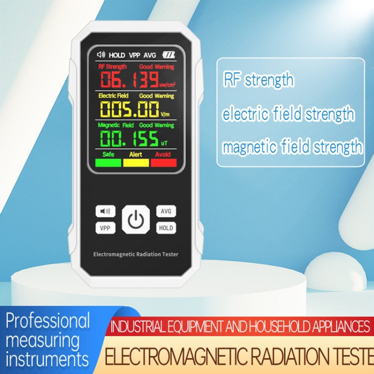 Electromagnetic Radiation Detector High Frequency Radiation Detector, VT-ER1 Black, VT-ER1 White