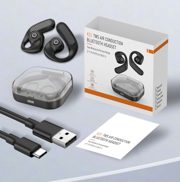 K23  TWS Hanging Ear Earphones Air Conduction Bluetooth Headset