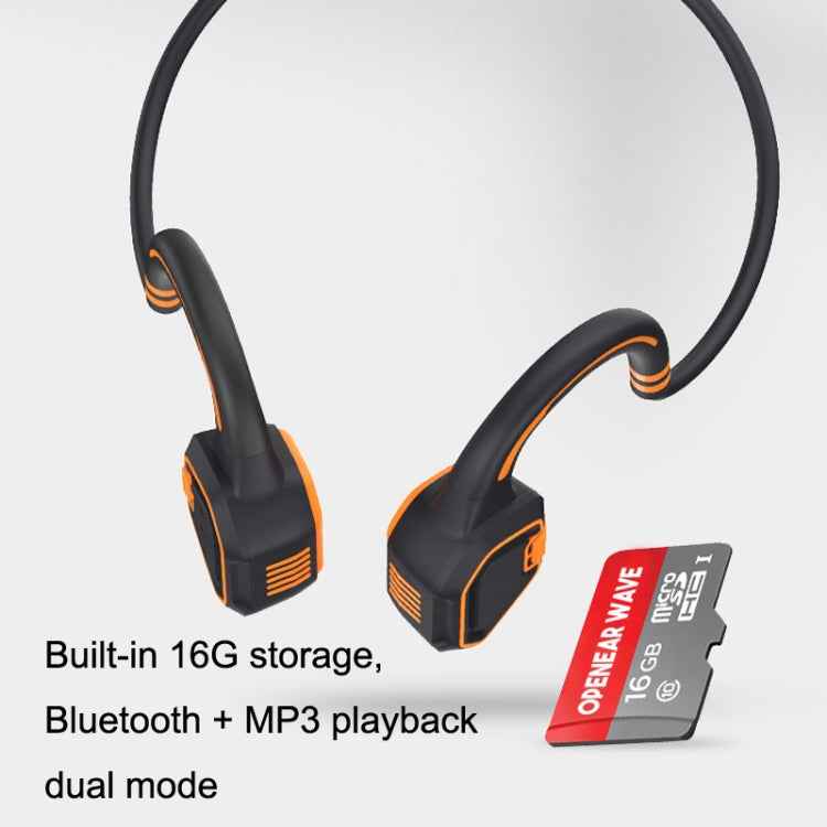 In-ear Waterproof Bone Conduction Earphone Magnetic Charging Swimming Sports Bluetooth Earphone