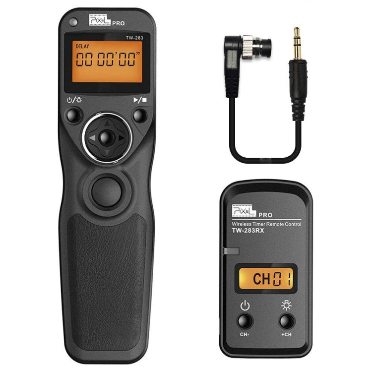 Pixel TW283 Shutter Wireless Delay Remote Control SLR Shutter Flasher, For Canon E3, For Canon N3, For Nikon DC0, For Nikon DC2, For Sony S1, For Sony S2, For Instax 90, For Instax E3
