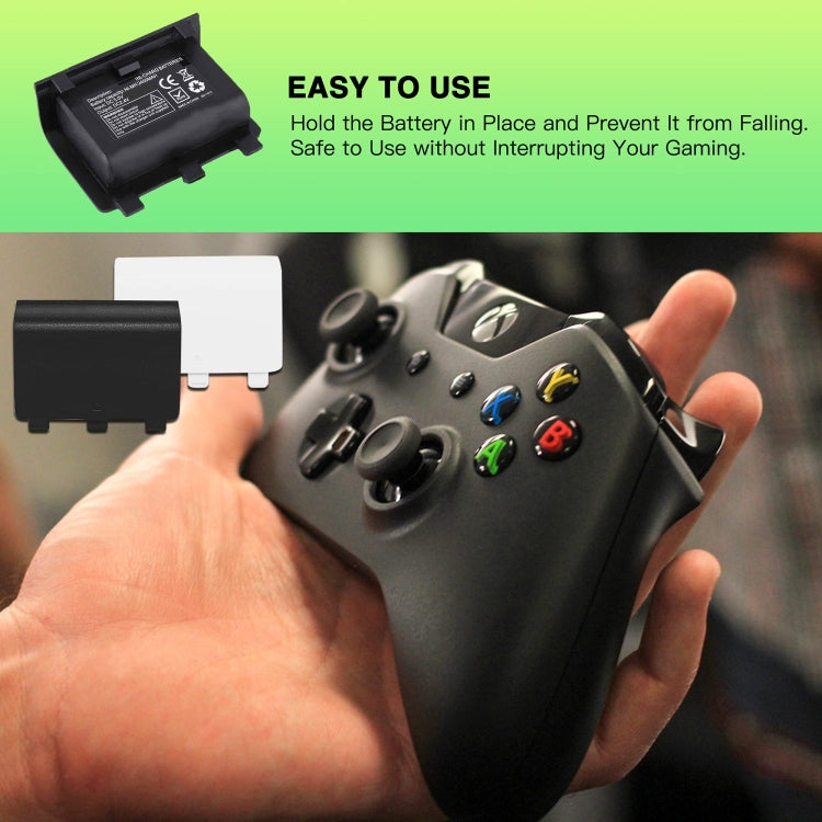 For Xbox One 5pcs Wireless Controller Battery Cover Replacement Battery Doors, Red, Black