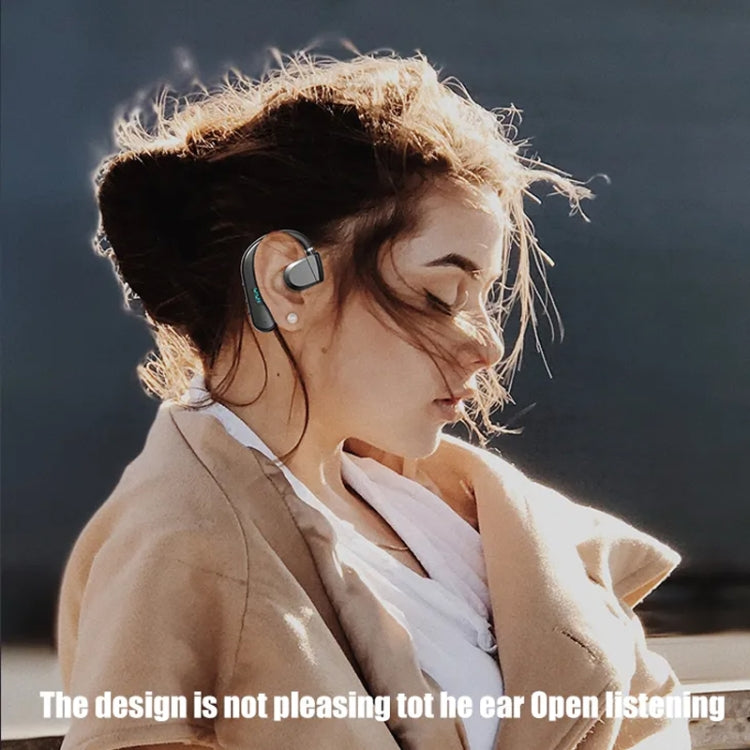 T50 Bluetooth 5.3 Wireless Headphone Single Ear Digital Display Stereo Earbuds