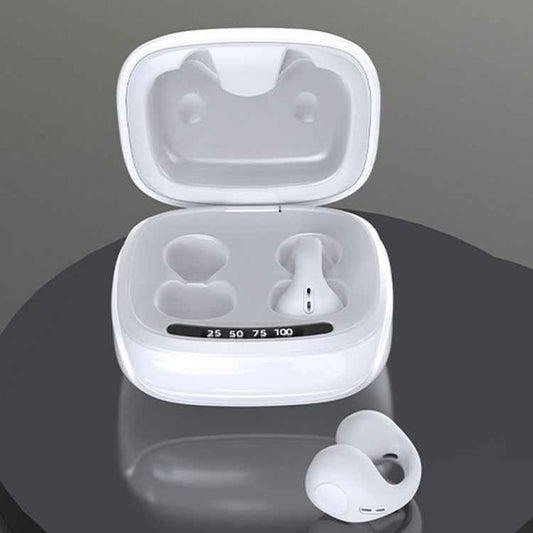 JX80 TWS Wireless Bone Conduction Clip-On Ear Noise Reduction Bluetooth Headset