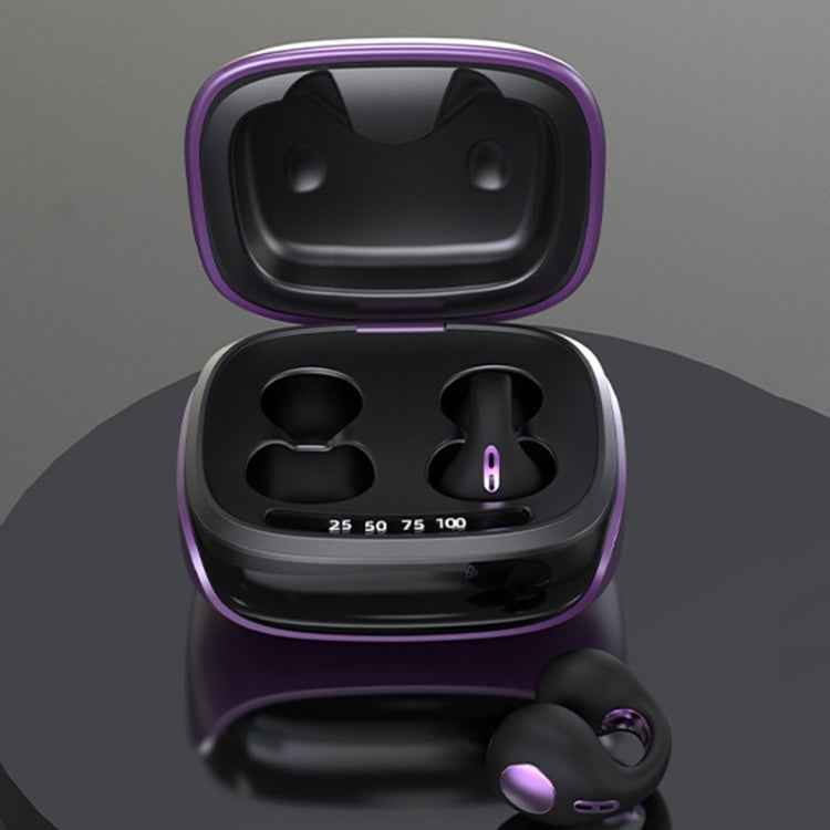 JX80 TWS Wireless Bone Conduction Clip-On Ear Noise Reduction Bluetooth Headset