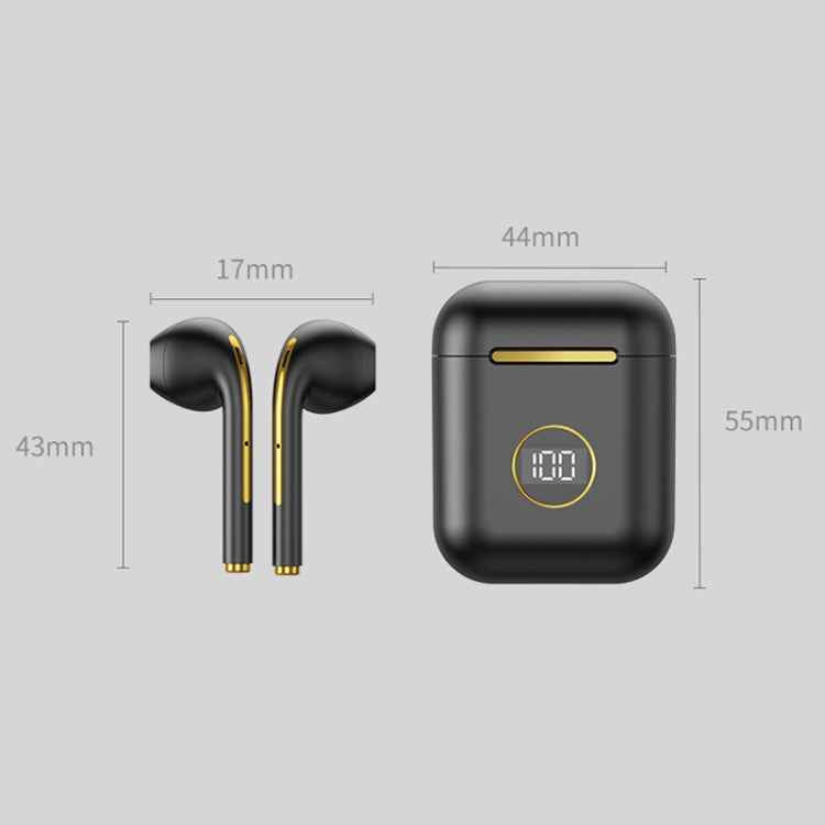 X1 TWS  LED Digital Display Wireless Noise Reduction Sport Bluetooth Headphone
