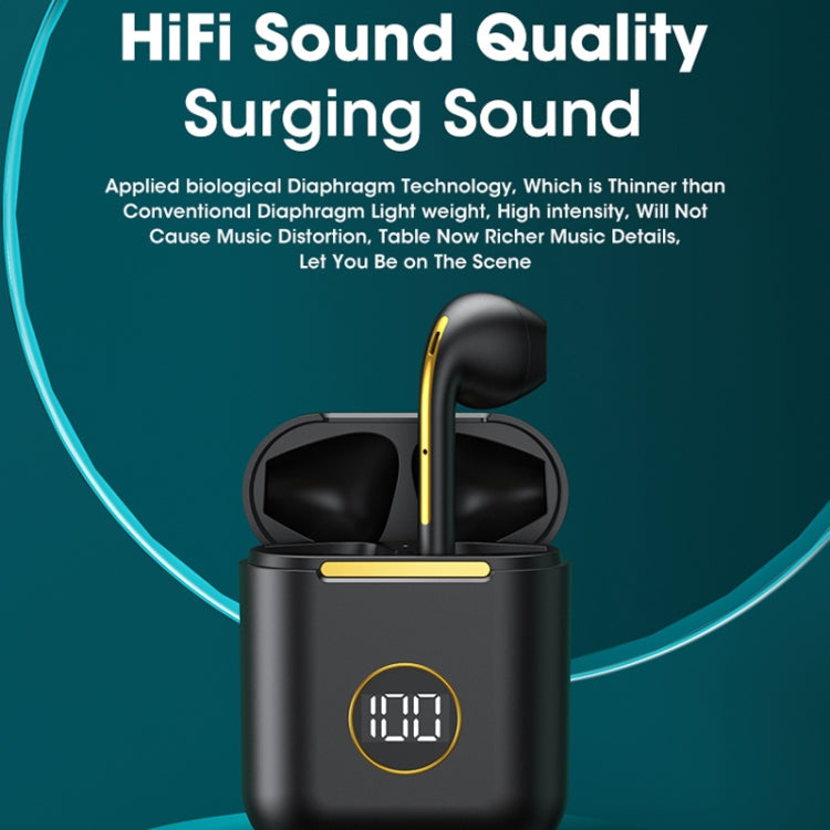 X1 TWS  LED Digital Display Wireless Noise Reduction Sport Bluetooth Headphone