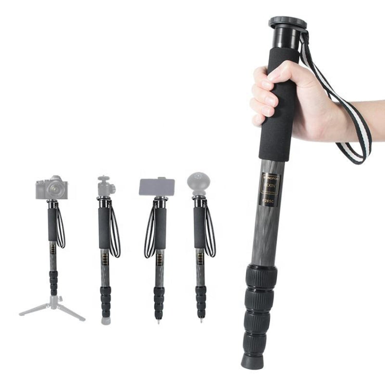 Carbon Fiber DSLR Camera Monopod Mountaineering Stick Photography Selfie Holder, P285C