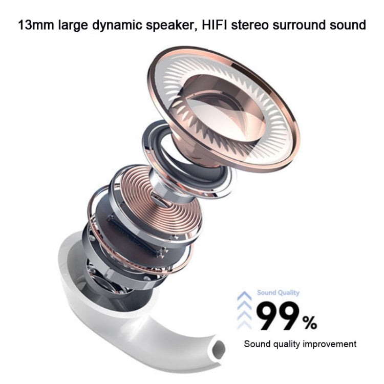 GD68 Bluetooth 5.3 Headphones clip-on Ear Non-in-ear Wireless Air Conduction Sports Headphones, Boxed Package