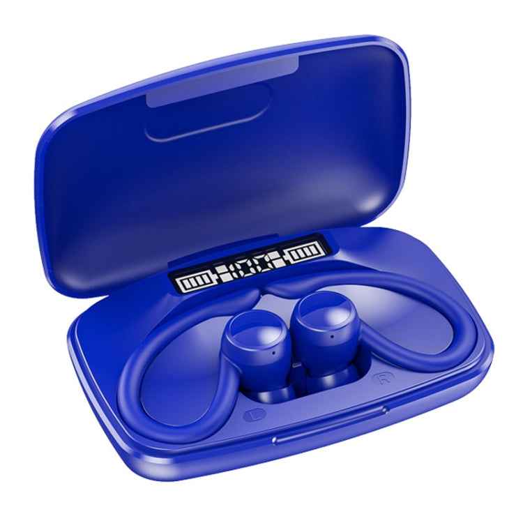 TWS Ear-Mounted LED Digital Display Noise Reduction Bluetooth Earphones With Power Bank Function