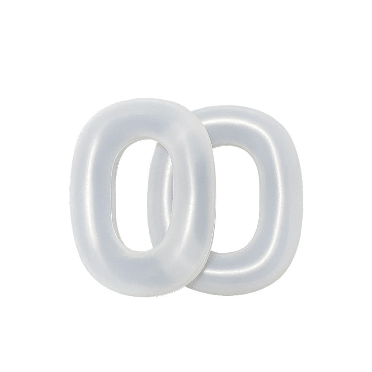 For AirPods Max Headphones Ear Cap Cover Replacement Part, Ear Cap Cover (Transparent Black), Ear Cap Cover (Transparent), Ear Cap Cover (Transparent Purple)