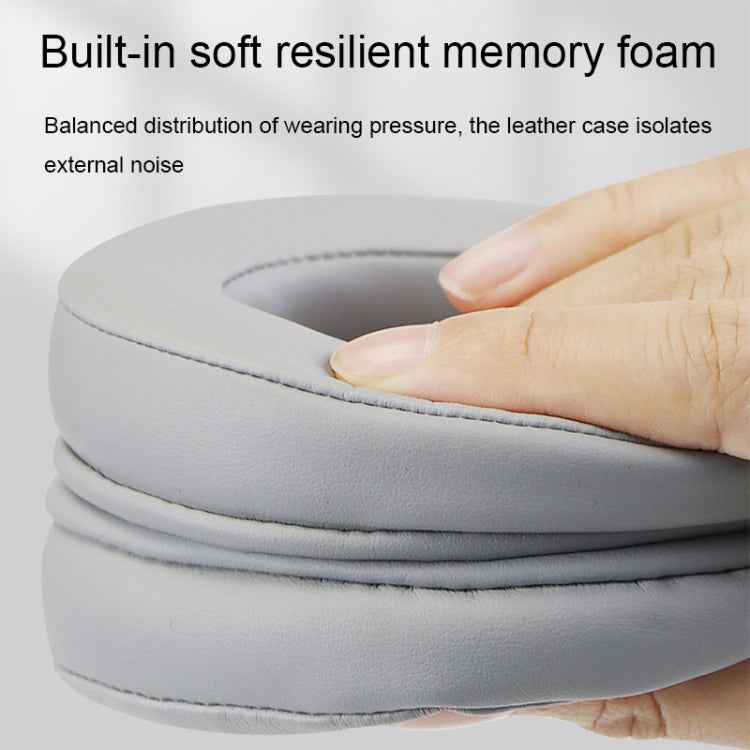 2pcs For Razer Kraken V3 Bluetooth Headset Sponge Cover Protein Leather Earmuffs