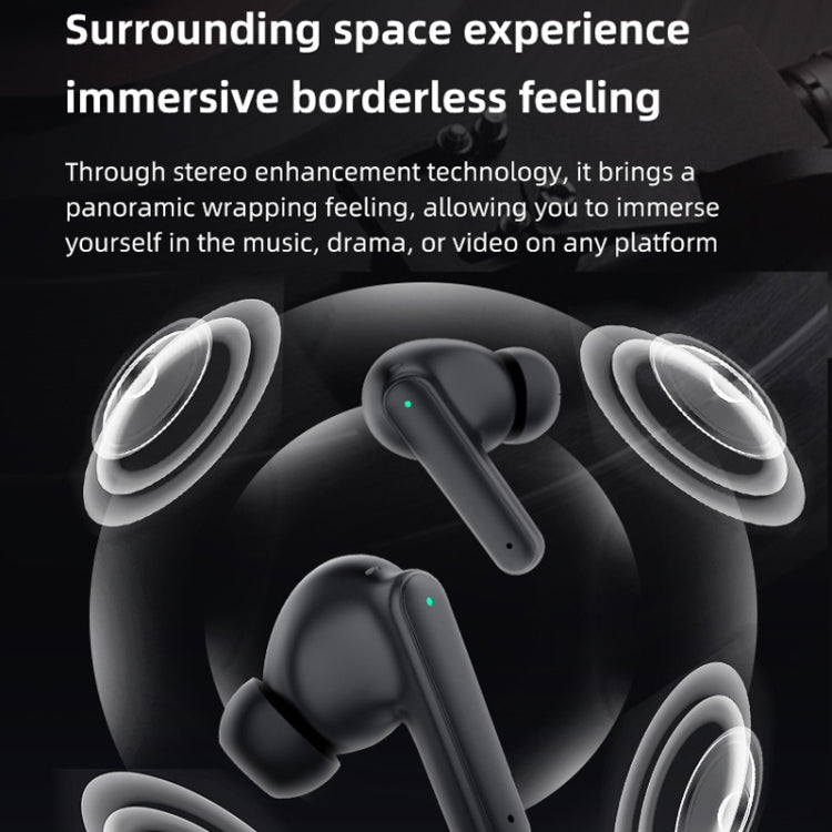 DE818 Bluetooth V5.3 In-Ear Headset  ANC+ENC Noise Reduction Headphone With Charging Case
