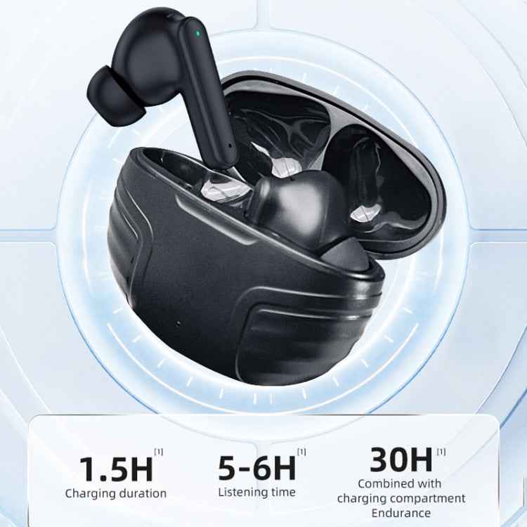 DE818 Bluetooth V5.3 In-Ear Headset  ANC+ENC Noise Reduction Headphone With Charging Case