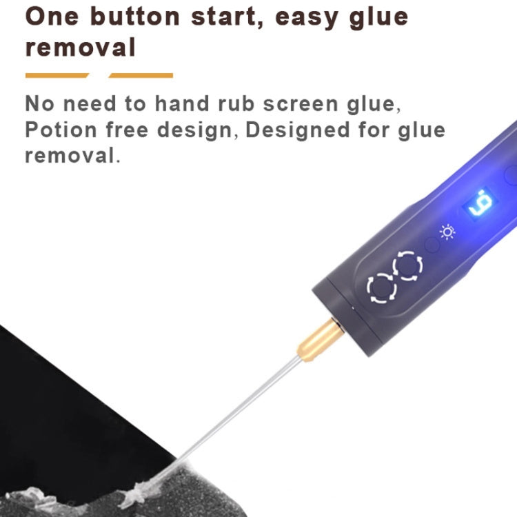 BAKU BK-R12 Electric Glue Remover Phone Repair OCA Glue Removing Tool With Light, BAKU BK-R12
