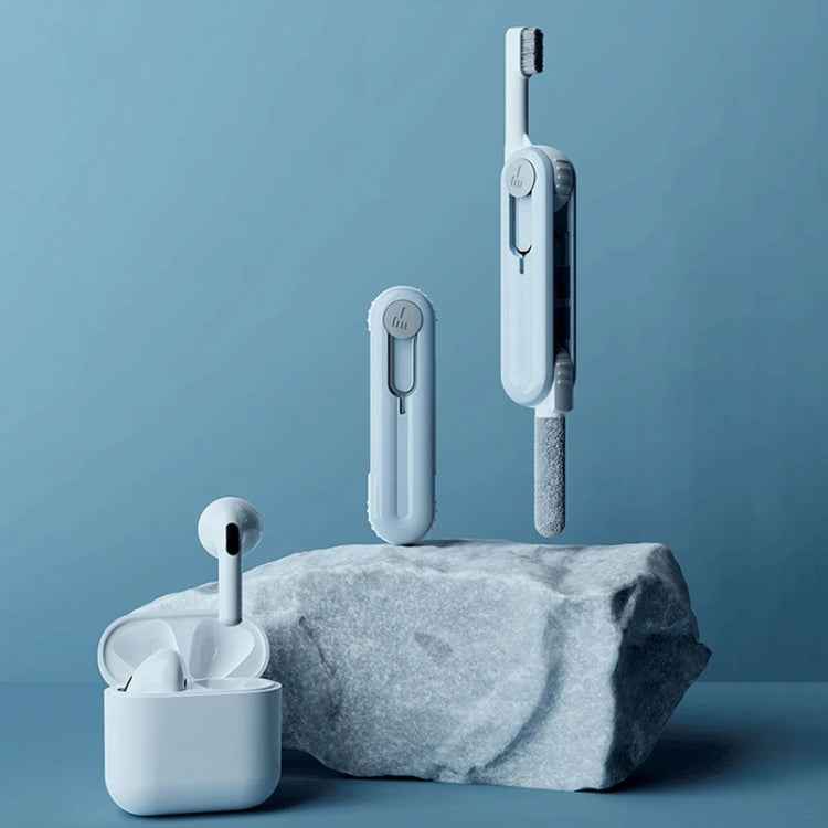 Bluetooth Earphone Cleaning Artifact Phone Dust Removal Tool Multi-Function Cleaning Brush