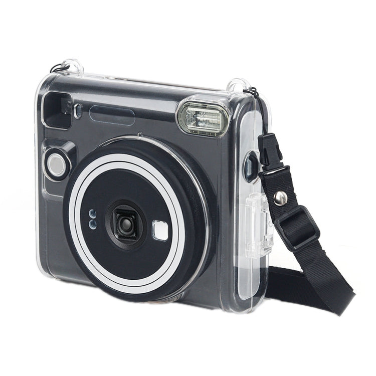For instax SQUARE SQ40 Lanyard Camera Transparent Crystal Protective Case, For instax SQUARE SQ40