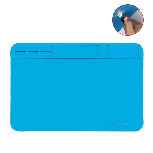 Phone Computer Repair Bench High Temperature Resistant Silicone Pad Welding Table Mat, 30x20cm