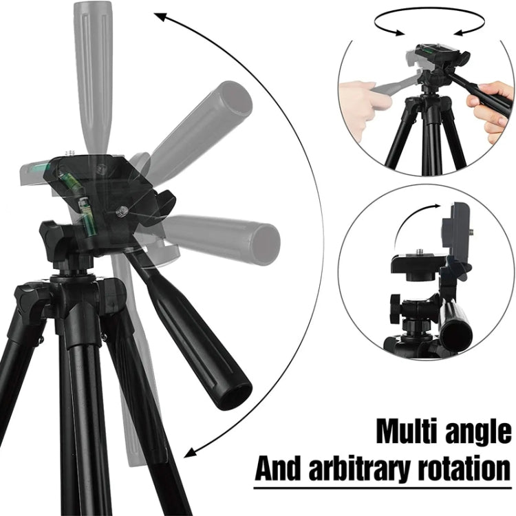 Portable Aluminum DSLR Camera Live Tripod Photography Retractable Landing Bracket, 102cm Tripod+Clip+Bag, 102cm Tripod+Clip+Bag+Controller+Adaptor, 130cm Tripod+Clip+Bag, 130cm Tripod+Clip+Bag+Controller+Adaptor, 150cm Tripod+Clip+Bag                  ...