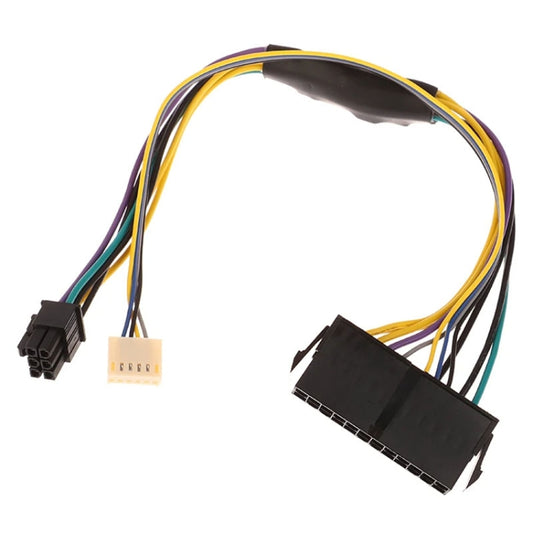 For HP Elite 8100 8200 8300 ATX 24pin To 6P Adapter Cable, ATX 24pin To 6P