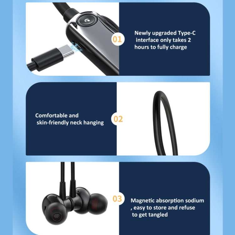 2.4G Hanging Neck In-ear Wireless Monitoring Headphones Long Playtime Sports Earphones, K6, K7 With Transmitter, K7