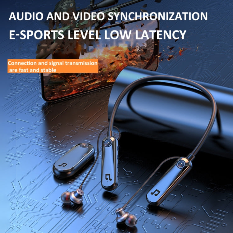 2.4G Hanging Neck In-ear Wireless Monitoring Headphones Long Playtime Sports Earphones, K6, K7 With Transmitter, K7