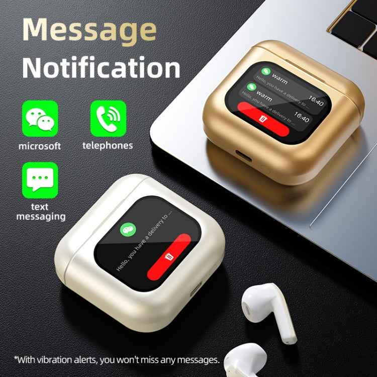 Digital Display Touch Screen TWS Wireless Bluetooth 5.3 Smart Earphones With MP3 Function