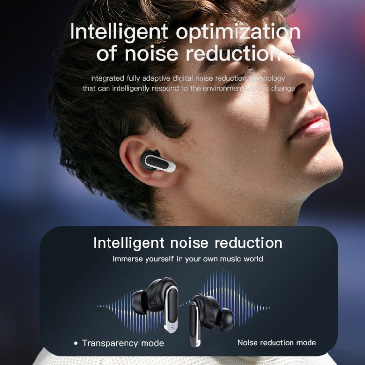Color Screen Touch ANC Active Noise Reduction LCD Wireless Bluetooth Earphones