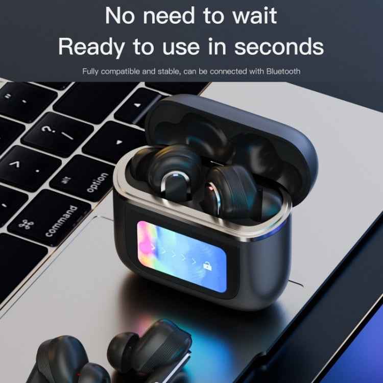 Color Screen Touch ANC Active Noise Reduction LCD Wireless Bluetooth Earphones