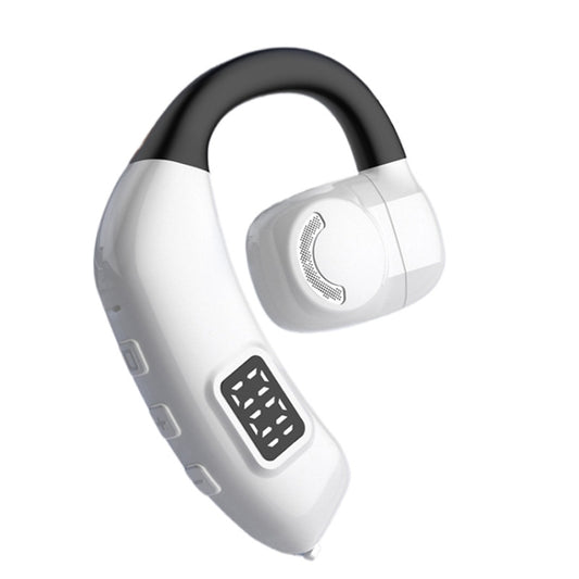 Bluetooth Headset Digital Display Hanging Ear OWS Stereo Sports Earbuds, X30 White, X30 Orange, X30 Black