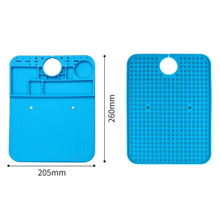 Mobile Phone Repair Microscope Silicone Insulation Work Mat, 20x26cm