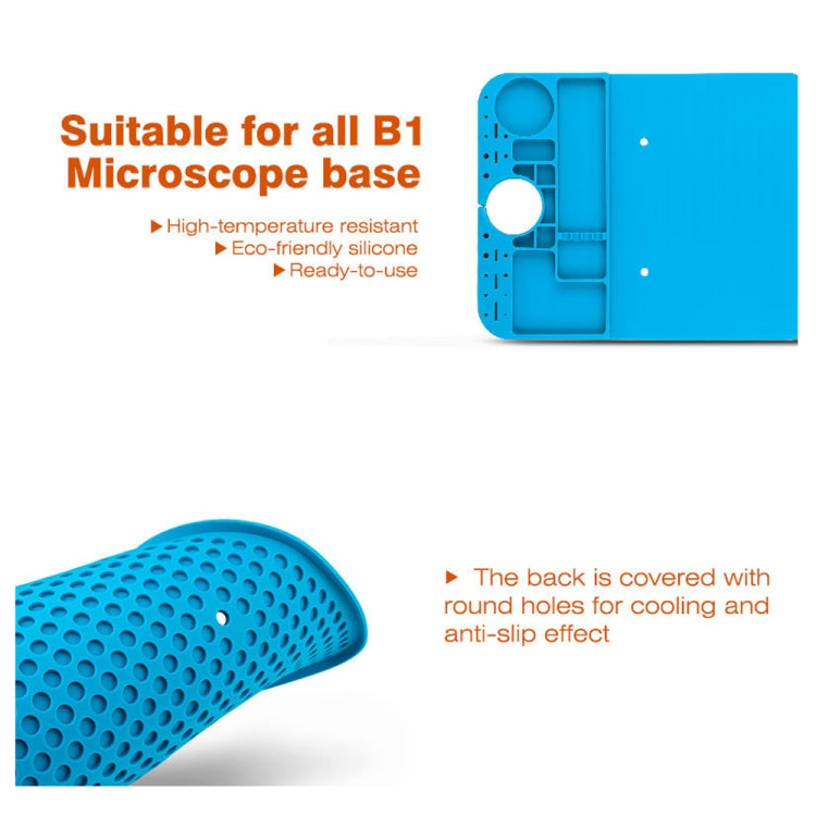Mobile Phone Repair Microscope Silicone Insulation Work Mat, 20x26cm