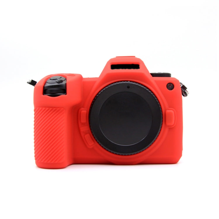 For Nikon Z6III Camera Protective Silicone Case, Black, Red, Yellow, Orange, Coffee, Green, Beige, Deep Blue