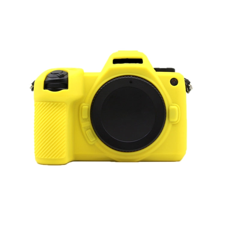 For Nikon Z6III Camera Protective Silicone Case, Black, Red, Yellow, Orange, Coffee, Green, Beige, Deep Blue