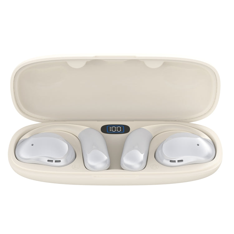 OWS Hanging Ear Bluetooth Earphones With Digital Display Charging Compartment