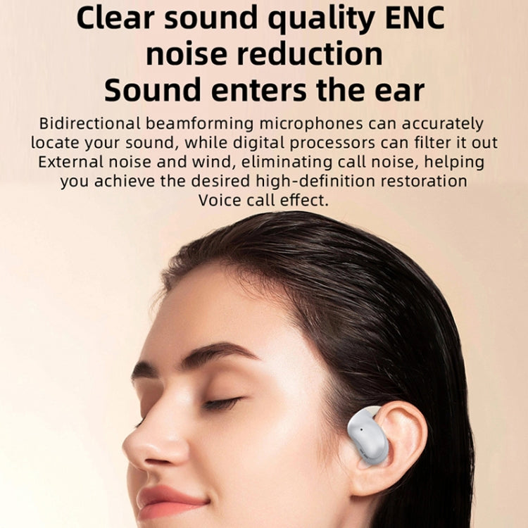 OWS Hanging Ear Bluetooth Earphones With Digital Display Charging Compartment