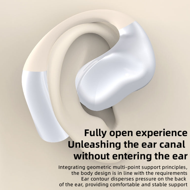 OWS Hanging Ear Bluetooth Earphones With Digital Display Charging Compartment