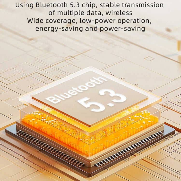 OWS Hanging Ear Bluetooth Earphones With Digital Display Charging Compartment