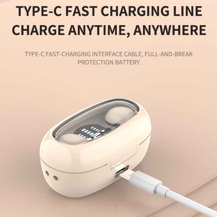 Mini TWS Bluetooth Earphones With Rectangular Bin Noise Reduction Long Life Sleep Wireless Music Earbuds