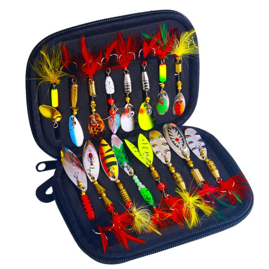 HENGJIA SPB101 Spinning Dummy Bait Noise Metal Sequins Fishing Lure