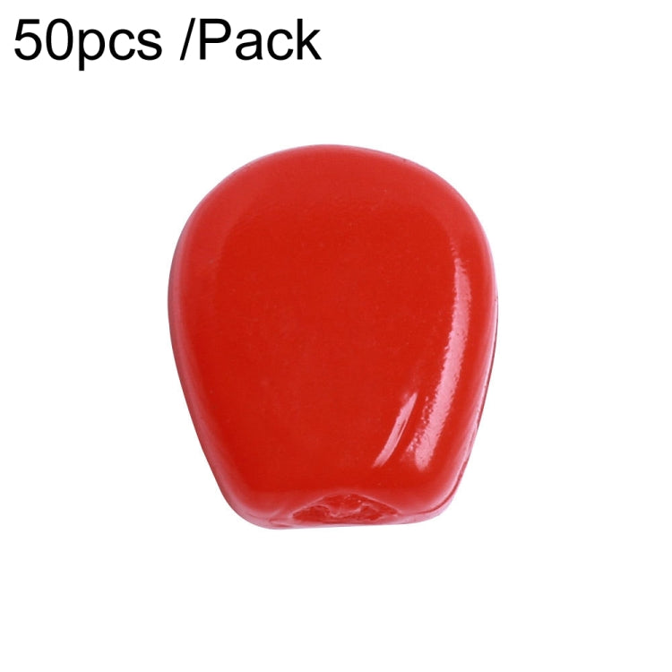 HENGJIA SO183 Floating Water Corn Soft Bait Plastic Lua Dummy Lures, 50pcs /Pack