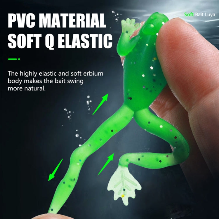 5pcs /Pack HENGJIA SO193 Thunderfrog Soft Bait Lua Fishing Dummy Lures, 5.5cm 2.7g