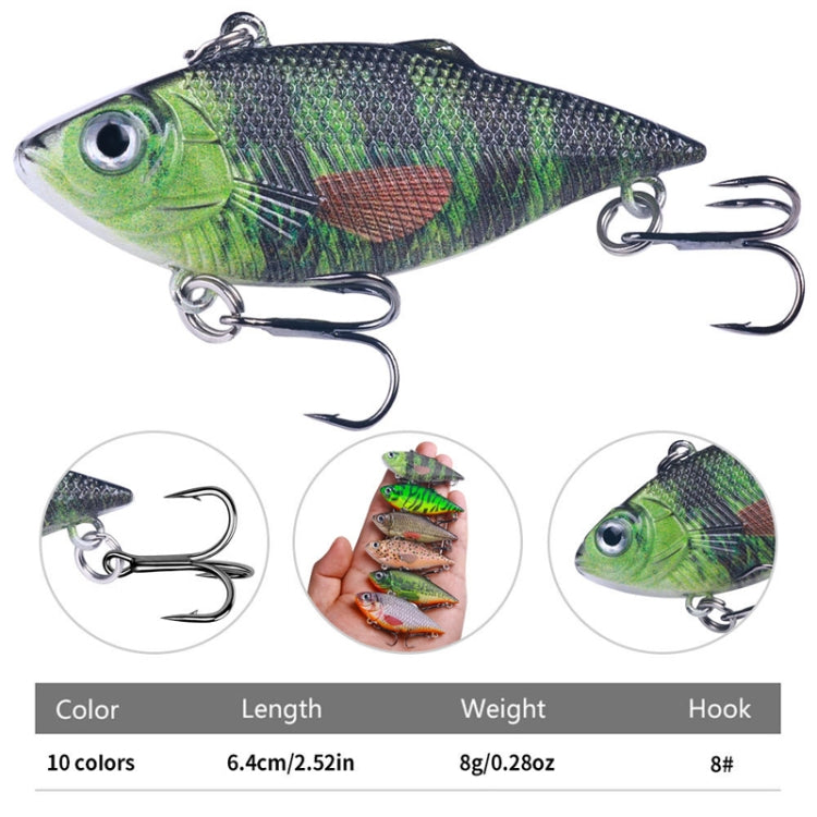 10colors /Set HENGJIA VI101 Painted VIB Dummy Lure Lua Submerged Baits